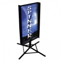 Black Wind Spinner Sidewalk Display Sign